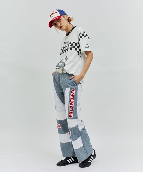 tシャツ HONDA x atmos pink Racing Over T-shirt / ホンダ アトモス ピンク レーシング オーバー ティーシャ HONDA x atmos pink Racing Over T-shirt / ホンダ アトモス