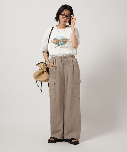 green label relaxing カーゴパンツ BREEZE LINEN ブリーズ