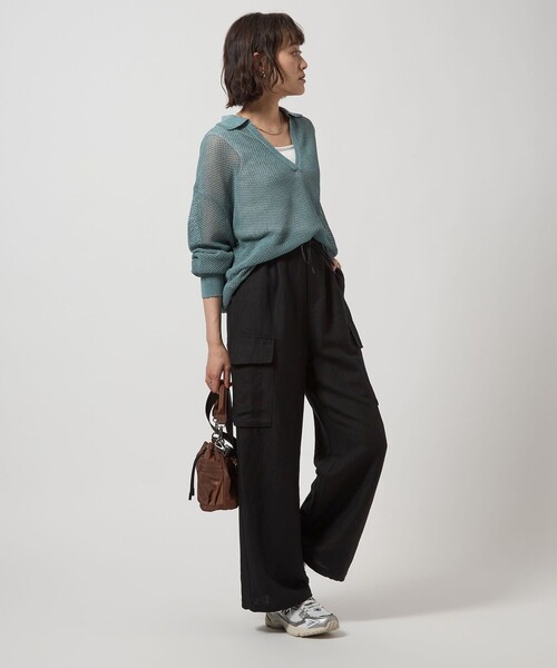 green label relaxing カーゴパンツ BREEZE LINEN ブリーズ