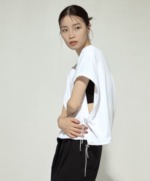 UJOH tシャツ 「UJOH/ウジョー」「STUDIOUS別注」Drawcord Short