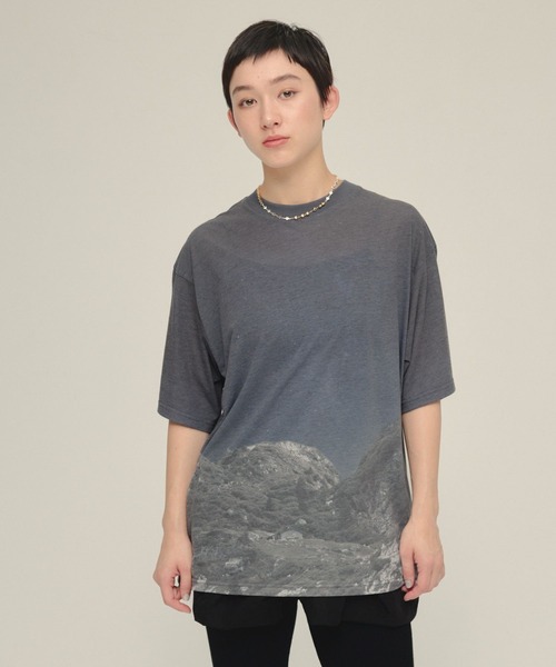 tシャツ 「eL」Day And Night TEE/570727 レディース
