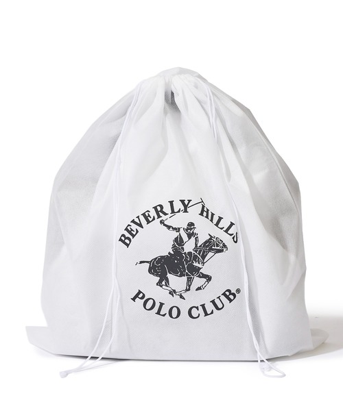 トートバッグ 「Beverly Hills Polo Club/ビバリーヒルズポロクラブ」ポニー刺繍エルガリー生地トートS（テープショルダー付属）