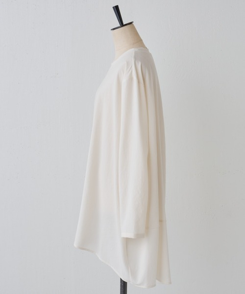 新品 ビアズリー ホワイト 長袖 トップス サイズ0 BEARDSLEY 「BEARDSLEY」 長袖カットソー FREE ホワイト