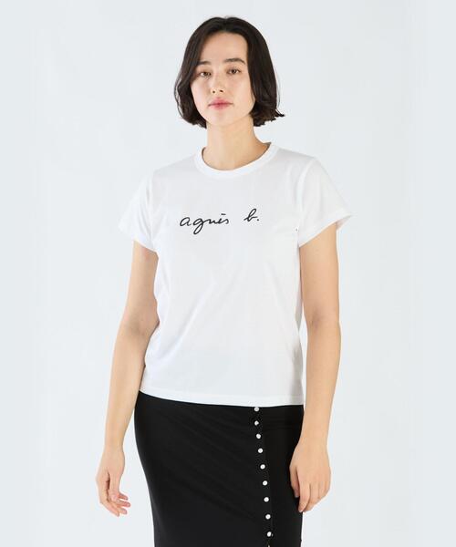 「agnes b.」 半袖Tシャツ 2 ホワイト レディース