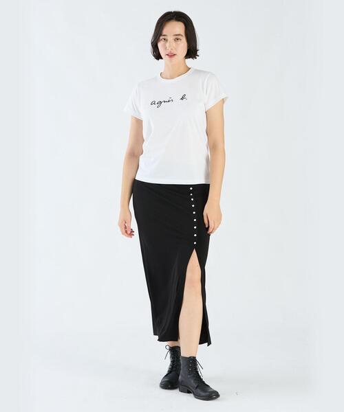 「agnes b.」 半袖Tシャツ 2 ホワイト レディース