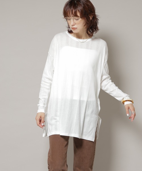 tシャツ Robert P. Miller/Light Prib Crew L/S tee レディース