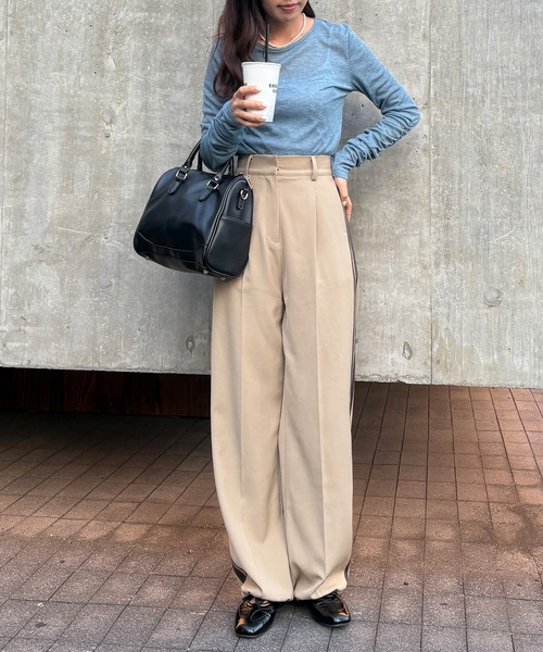 I-SOOK（アイスー） スラックス パンツ レディース : ZOZOTOWN Yahoo