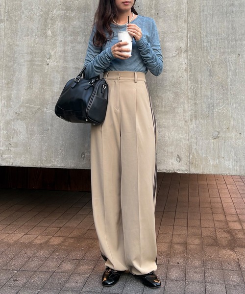 I-SOOK（アイスー） スラックス パンツ 「ISOOK / アイスー」サイド