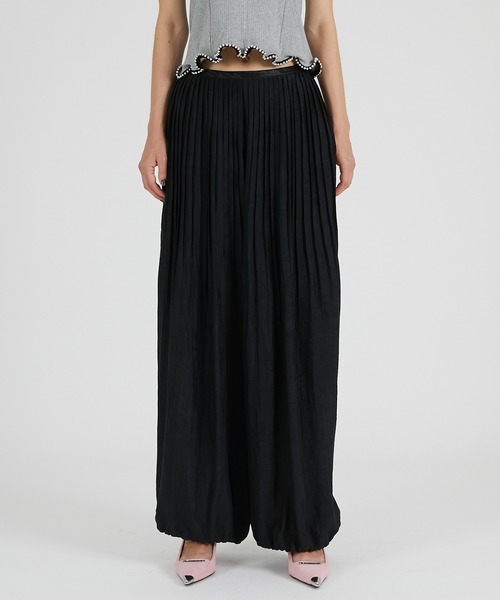 ワイドパンツ パンツ プリテッドバルーンパンツ / Pleated Balloon Pants レディース_10