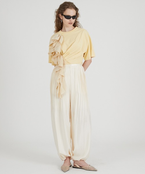 ワイドパンツ パンツ プリテッドバルーンパンツ / Pleated Balloon Pants レディース_9