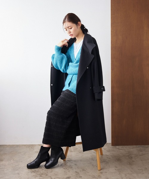 「mysty woman」 チェスターコート MEDIUM アイボリー レディース_画像9