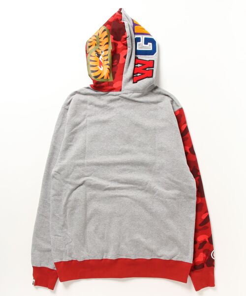 A BATHING APE 「A APE」 ジップアップパーカー MEDIUM レッド