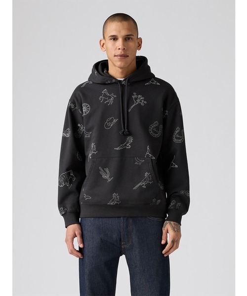 Levi's（リーバイス） パーカー リラックスフィット グラフィック