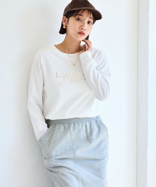VIS（ビス） tシャツ フォト＆ロゴアソートロングスリーブTシャツ