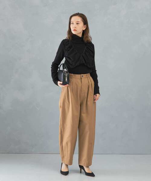 「URBAN RESEARCH ROSSO WOMEN」 チノパンツ 36 ダークブラウン レディース