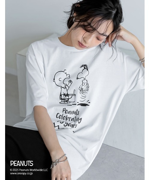 PEANUTS tシャツ 半袖 「PEANUTS」「別注」「ユニセックス」オーバー