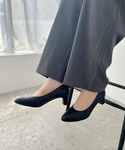 パンプス 通勤靴 ラウンドトゥミドルヒール パ...の詳細画像5