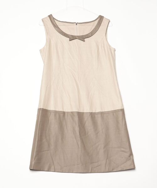 FOXEY NEW YORK 「FOXEY YORK」 ノースリーブワンピース 40 グレー