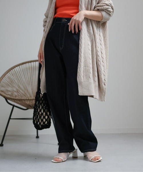 「sakishimatokyo」 加工デニムパンツ L ブルー レディース_画像5