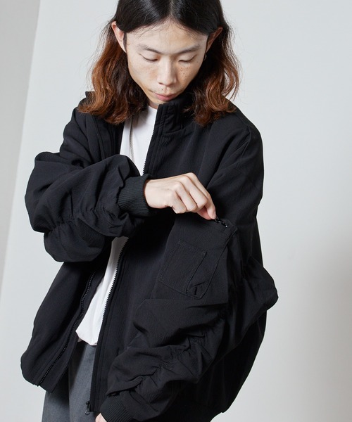 Theater code ブルゾン アウター MA-1 Style Short-Length Zip