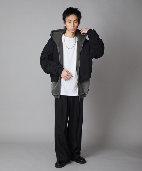 Theater code ブルゾン アウター MA-1 Style Short-Length Zip-Up