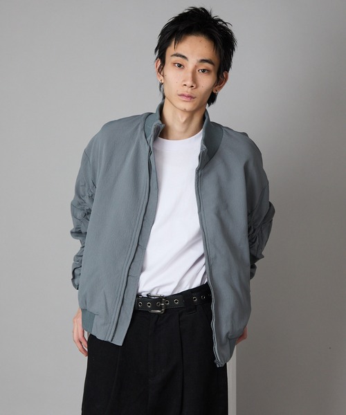 Theater code ブルゾン アウター MA-1 Style Short-Length Zip-Up