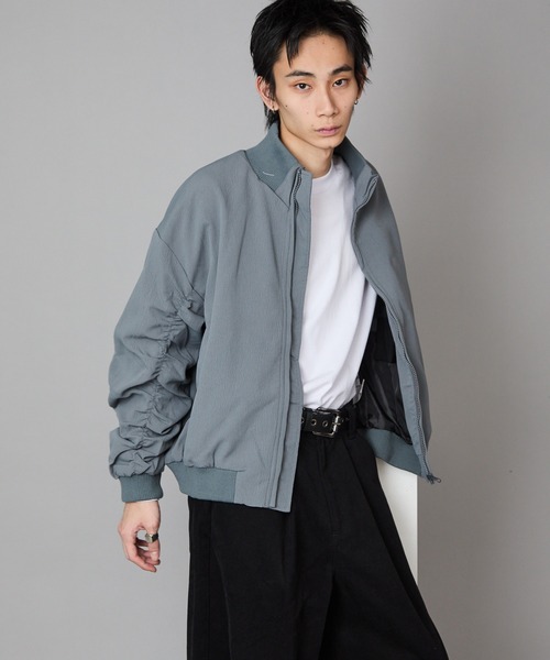 Theater code ブルゾン アウター MA-1 Style Short-Length Zip-Up