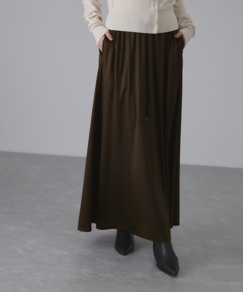 ADAM ET ROPE'（アダムエロペ） スカート エンボスギャザースカート