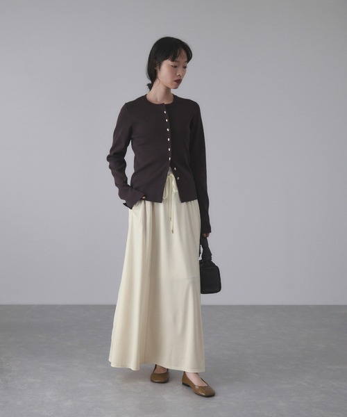 ADAM ET ROPE'（アダムエロペ） スカート エンボスギャザースカート