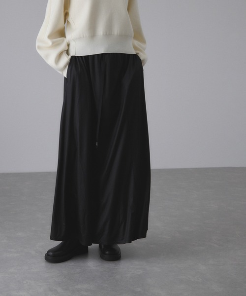 ADAM ET ROPE'（アダムエロペ） スカート エンボスギャザースカート