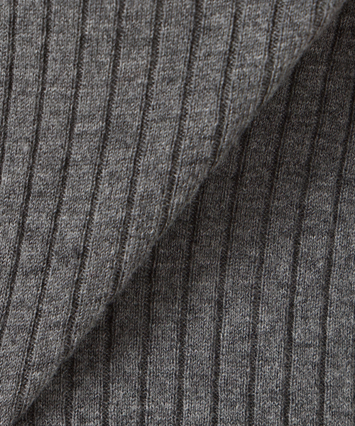 IENA（イエナ） カーディガン 「追加」イタリア ヤーン RIB Vネック