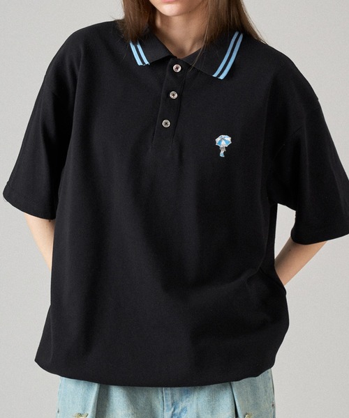 「ONCILY」 半袖ポロシャツ MEDIUM グリーン メンズ_画像9