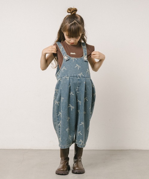 URBAN CHERRY（アーバンチェリー） サロペット オーバーオール リボン