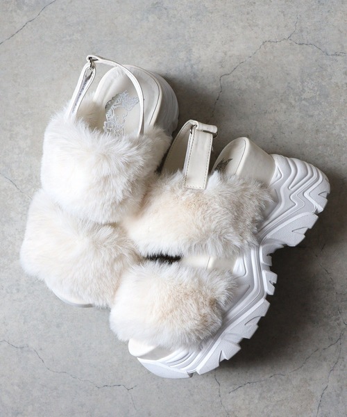 LOVEHUNTER（ラブハンター） サンダル LOVE HUNTER/ボリュームファー