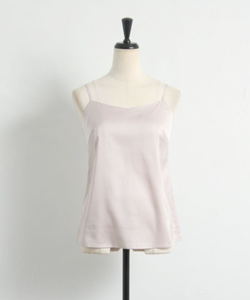 「tocco closet」 7分袖ブラウス M ベージュ レディース_画像3