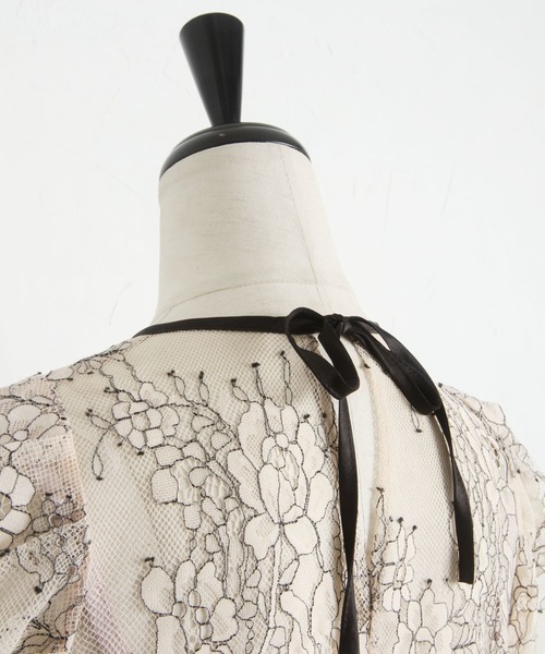 「tocco closet」 7分袖ブラウス M ベージュ レディース_画像7