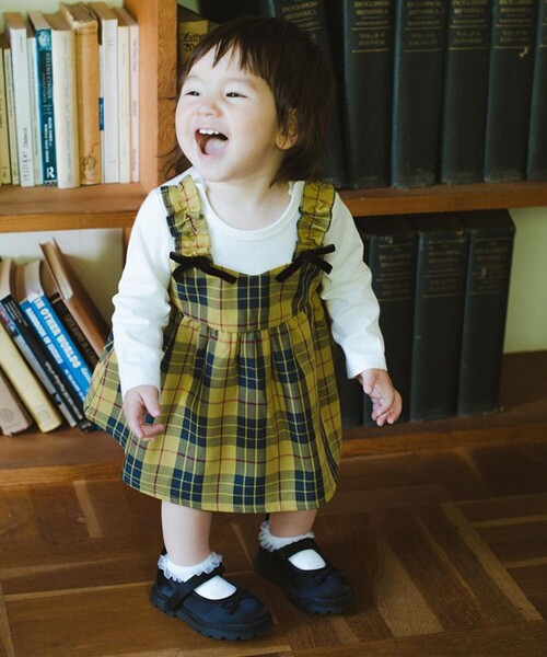 branshes（ブランシェス） ベビー服 ロンパース 「おそろい」チェック