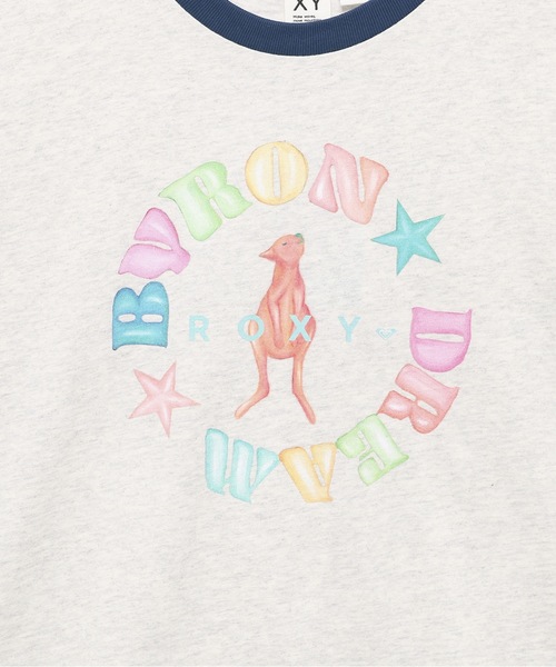 「ROXY」 半袖Tシャツ LARGE ブラック レディース_画像4