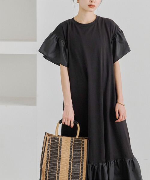 titivate（ティティベイト） ノースリーブワンピース S ブラック