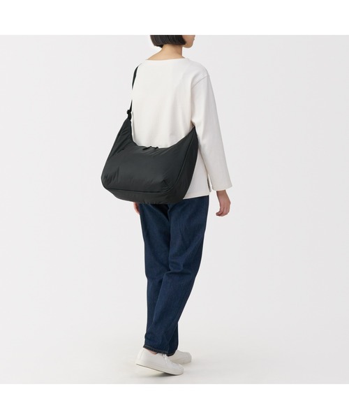 無印良品（MUJI） ショルダーバッグ バッグ 撥水 中わた入り 2WAY