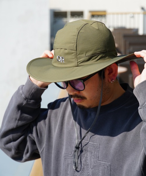 美品 OUTDOOR RESEARCH SOMBRIOLET サンハット OUTDOOR RESEARCH 帽子 ハット RESEARCH/アウトドアリサーチ
