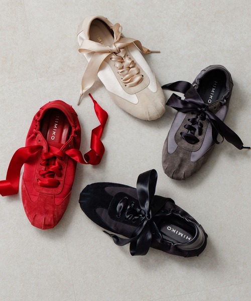 HIMIKO スニーカー 「HIMIKO」「EC限定」バレエコアデザインスニーカー