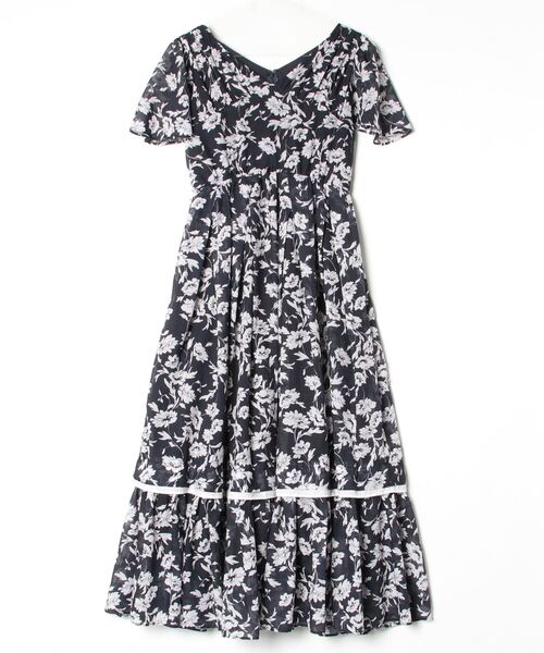 Her lip to 花柄半袖ワンピース S ネイビー レディース : ZOZOTOWN