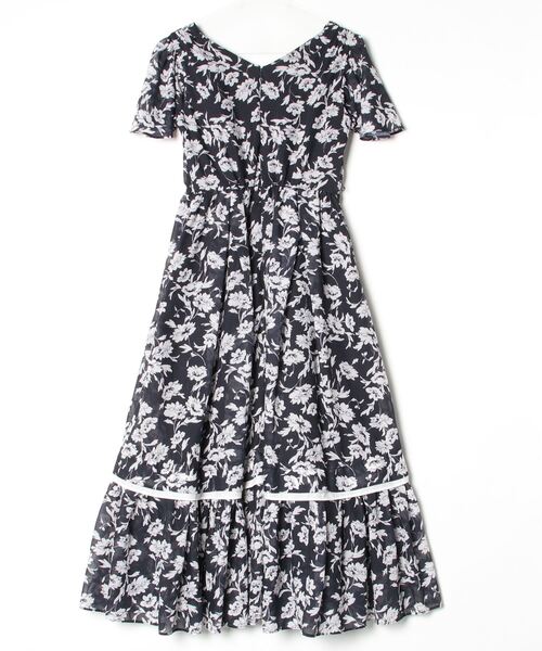 Her lip to 花柄半袖ワンピース S ネイビー レディース : ZOZOTOWN