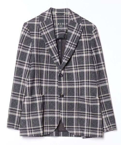 CIRCOLO 1901 グレー テーラードジャケット 48 CIRCOLO 1901（チルコロ 1901） テーラードジャケット 48 グレー