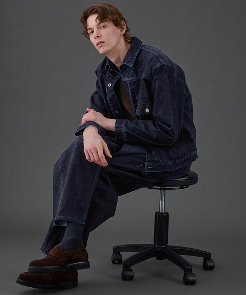 「美品」UNITED TOKYO デニムジャケット 残りわずか〉フロッキーデニムジャケット(1 BLACK): : メンズ｜UNITED