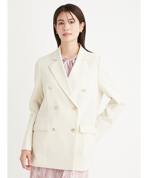 「CELFORD」 テーラードジャケット 36 ベージュ レディース_画像4