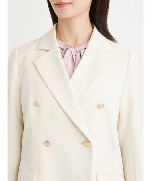 「CELFORD」 テーラードジャケット 36 ベージュ レディース_画像7