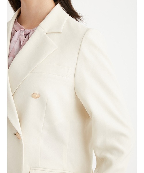 「CELFORD」 テーラードジャケット 36 ベージュ レディース_画像8