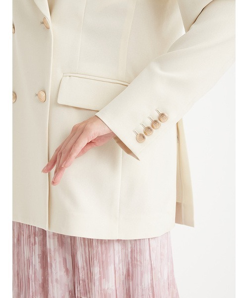 「CELFORD」 テーラードジャケット 36 ベージュ レディース_画像9